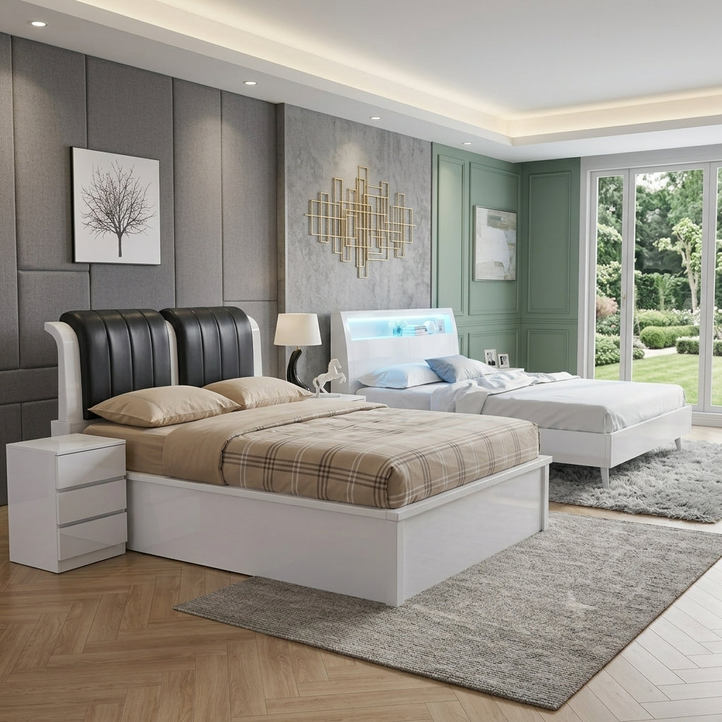 Beds UK – High Gloss Beds, Ottoman Beds & Wooden Beds