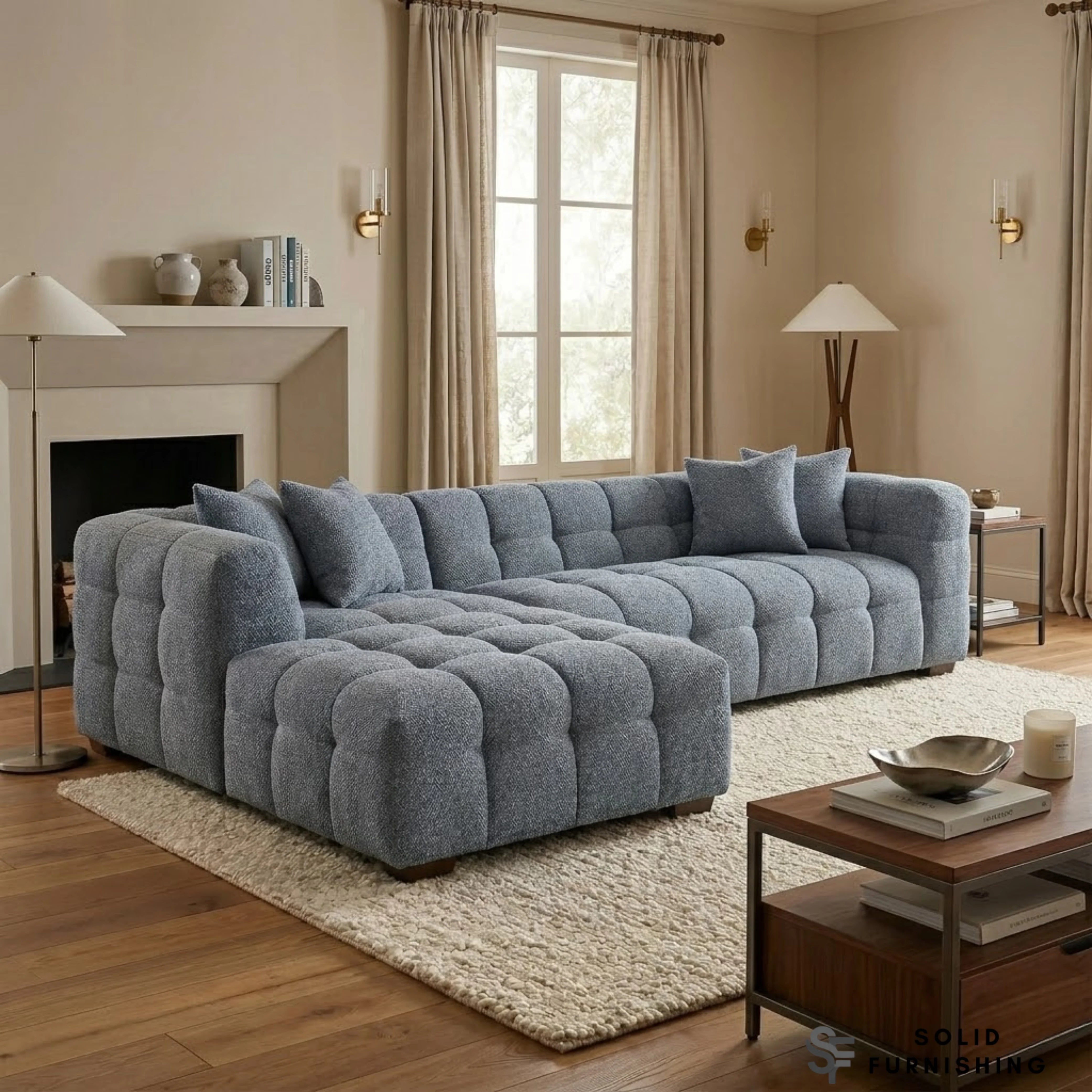 Corner Sofas UK – L Shape Sofas for Living Rooms