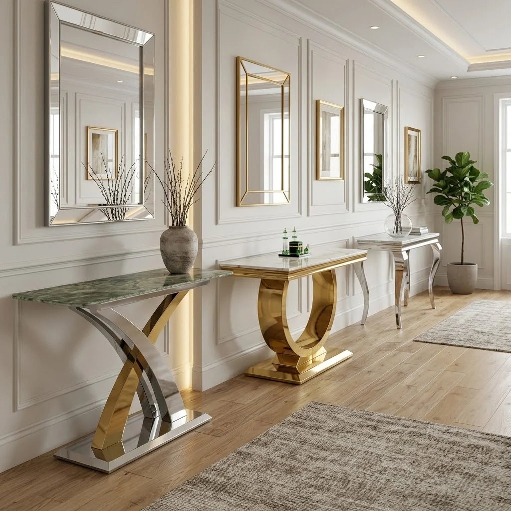 Luxury console tables for hallway and living room UK