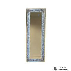 LED Crushed Diamond Standing Mirror – Full Length Floor Mirror 55 x 160cm