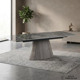 Monaco Grey Sintered Stone Extendable Dining Table – 160cm to 240cm Luxury Dining Table