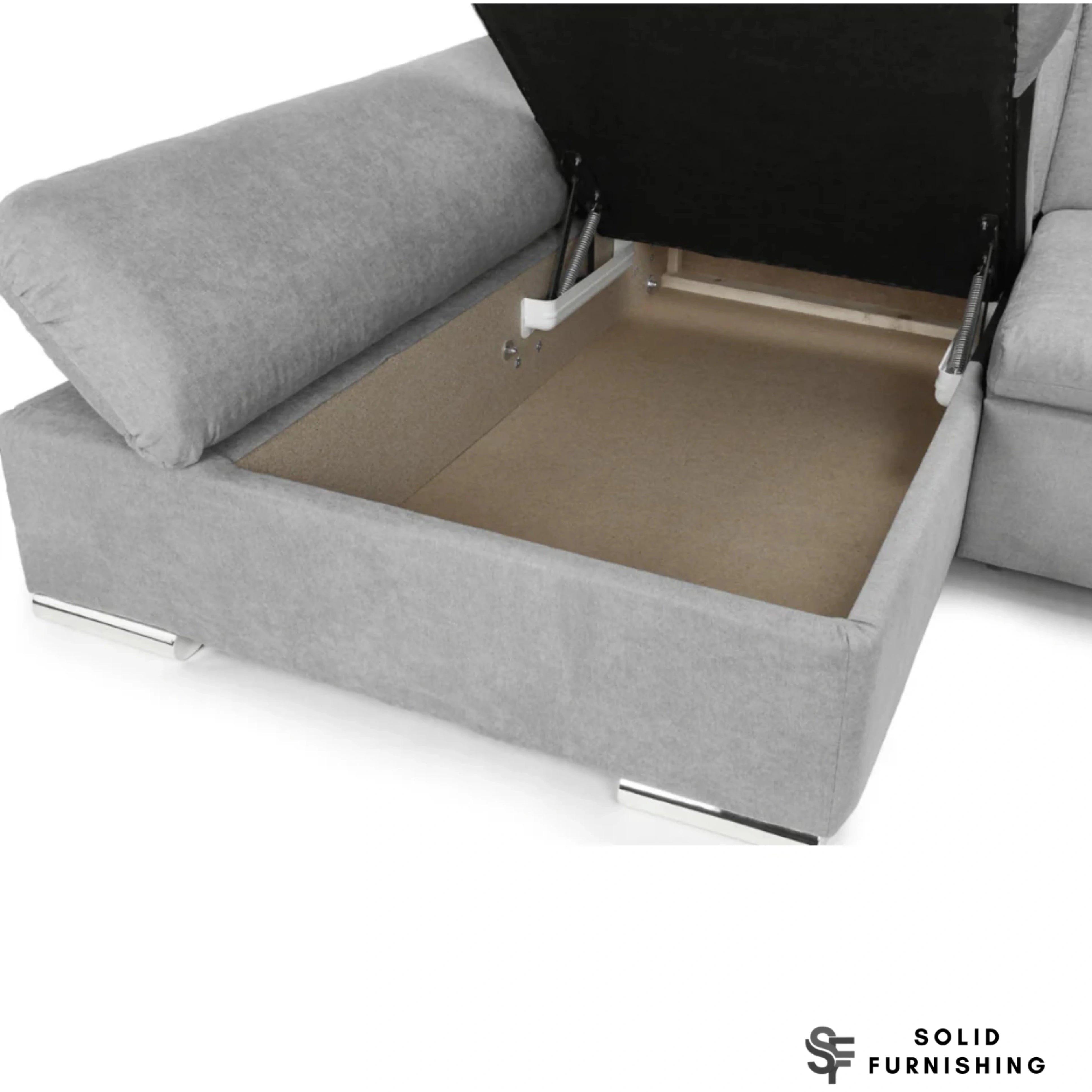 Bergen U Shape Sofa Bed with Storage – Large 6 Seater Corner Sofa UK