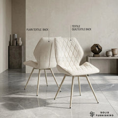 Cambridge Upholstered Dining Chairs – Beige or Grey (Set of 4)