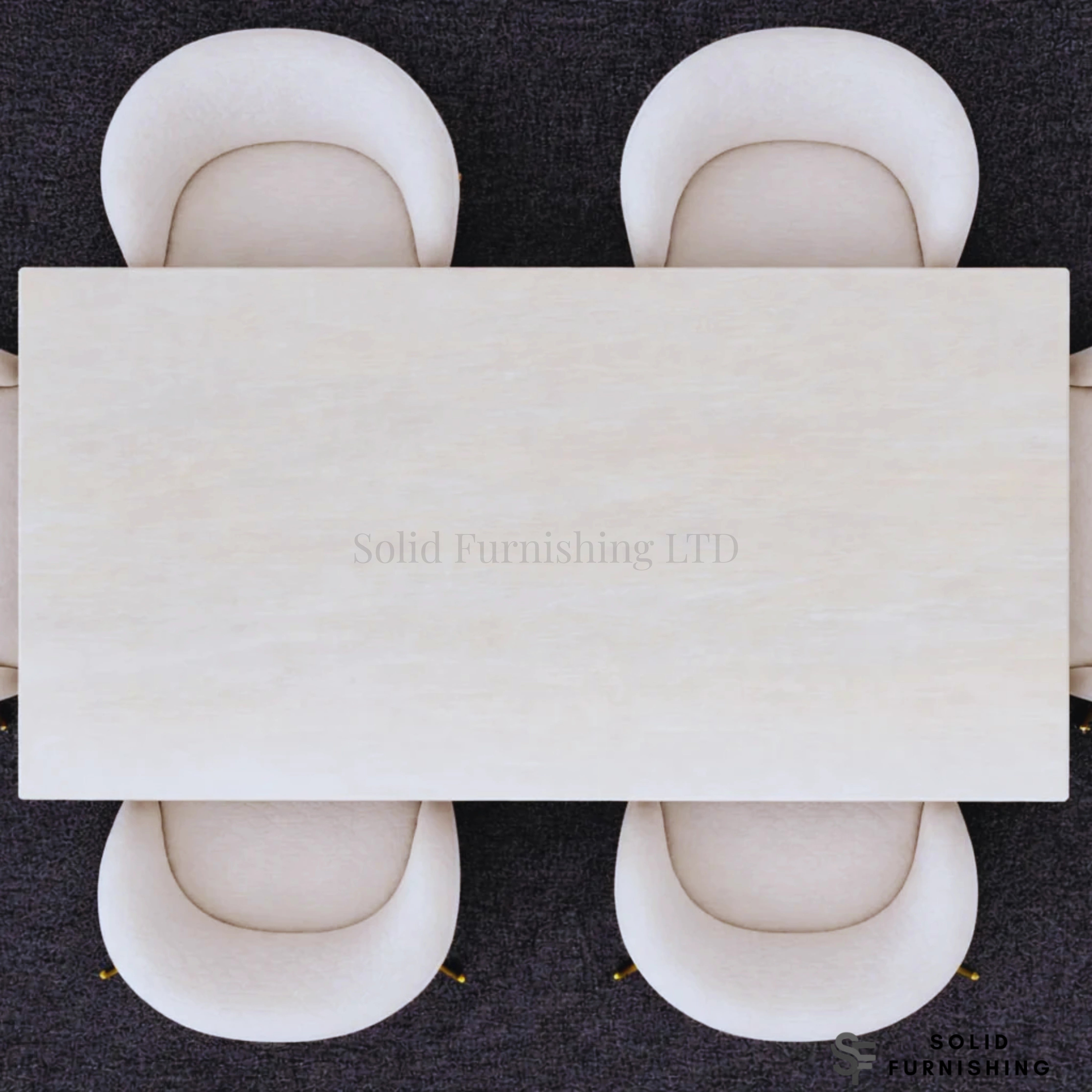 Chelsea Marble & Ceramic Dining Table – Polished Chrome Circular Base