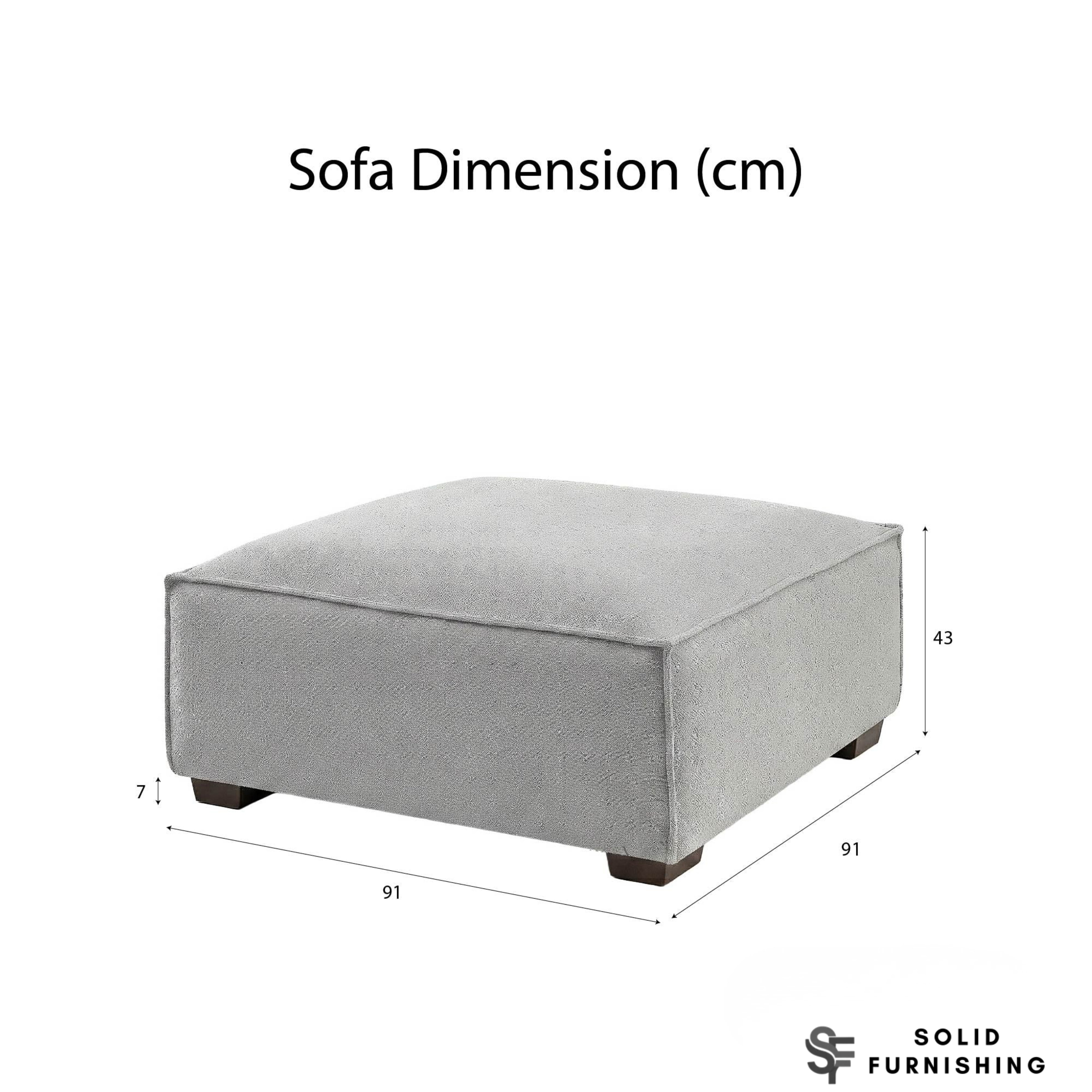 Dakota Sofa Range – Pebble Grey Bouclé | 4 Seater, 3 Seater, Armchair & Footstool