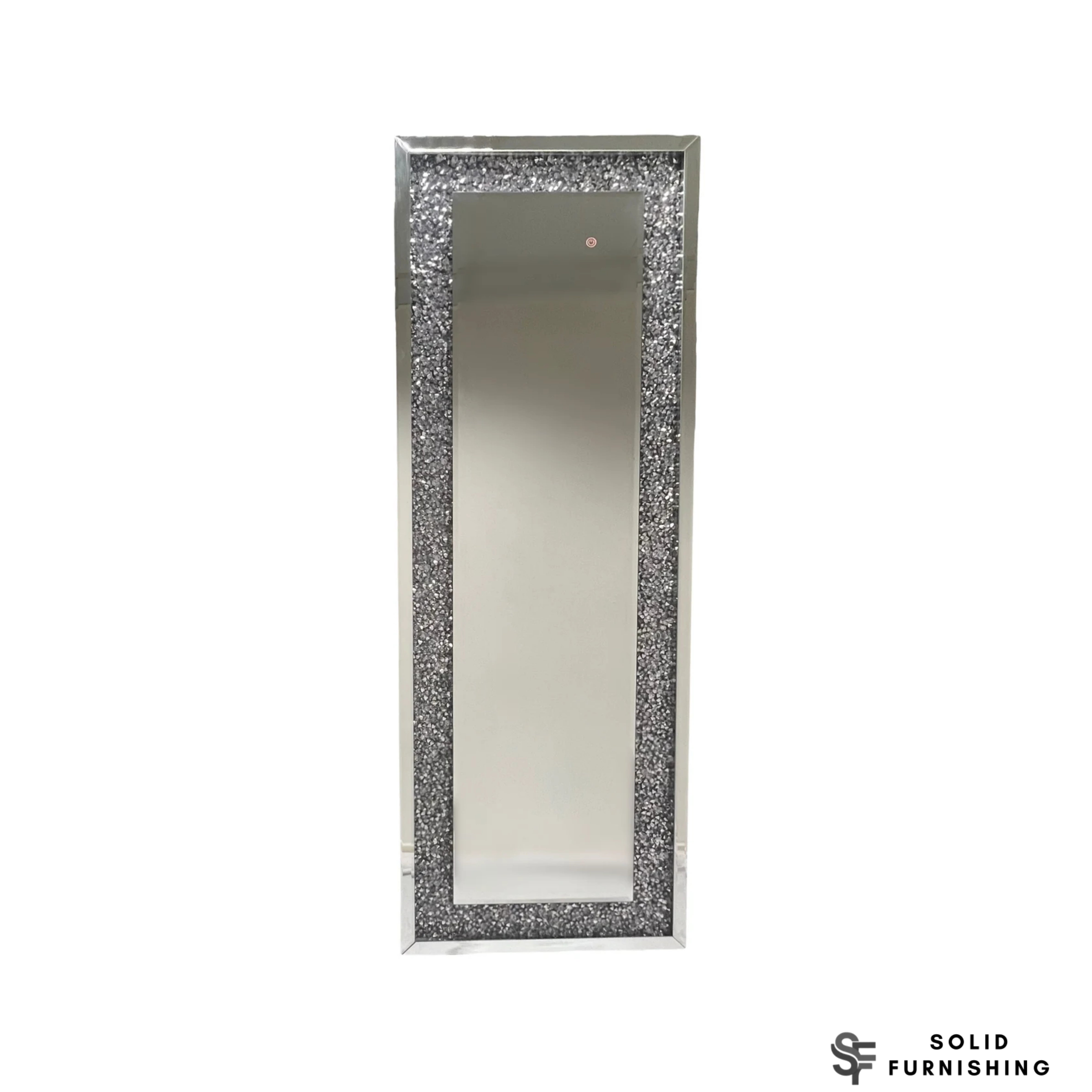 LED Crushed Diamond Standing Mirror – Full Length Floor Mirror 55 x 160cm