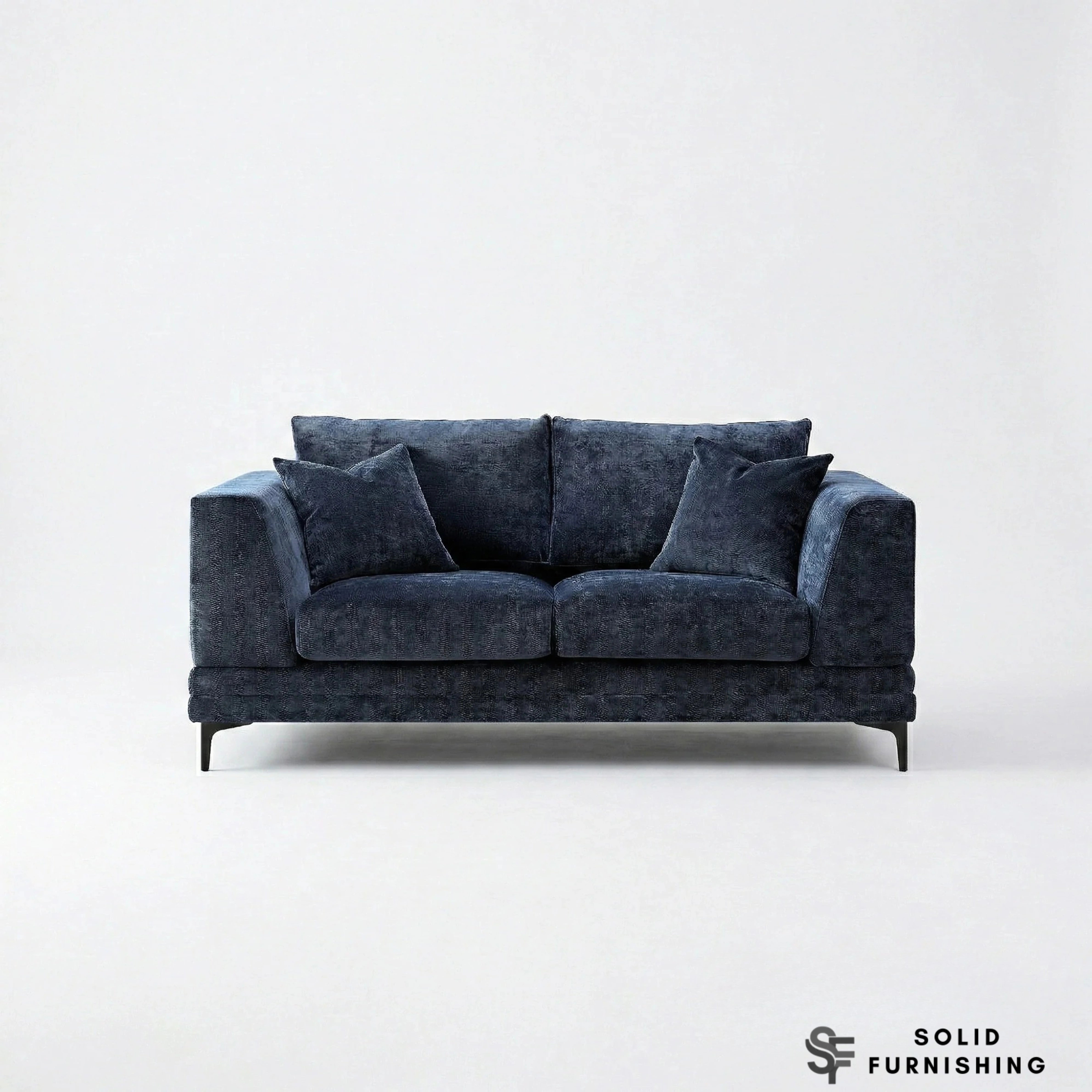 Lenox Sofa Set – Aegean Blue Mermaid Velvet 3 & 2 Seater Sofas UK