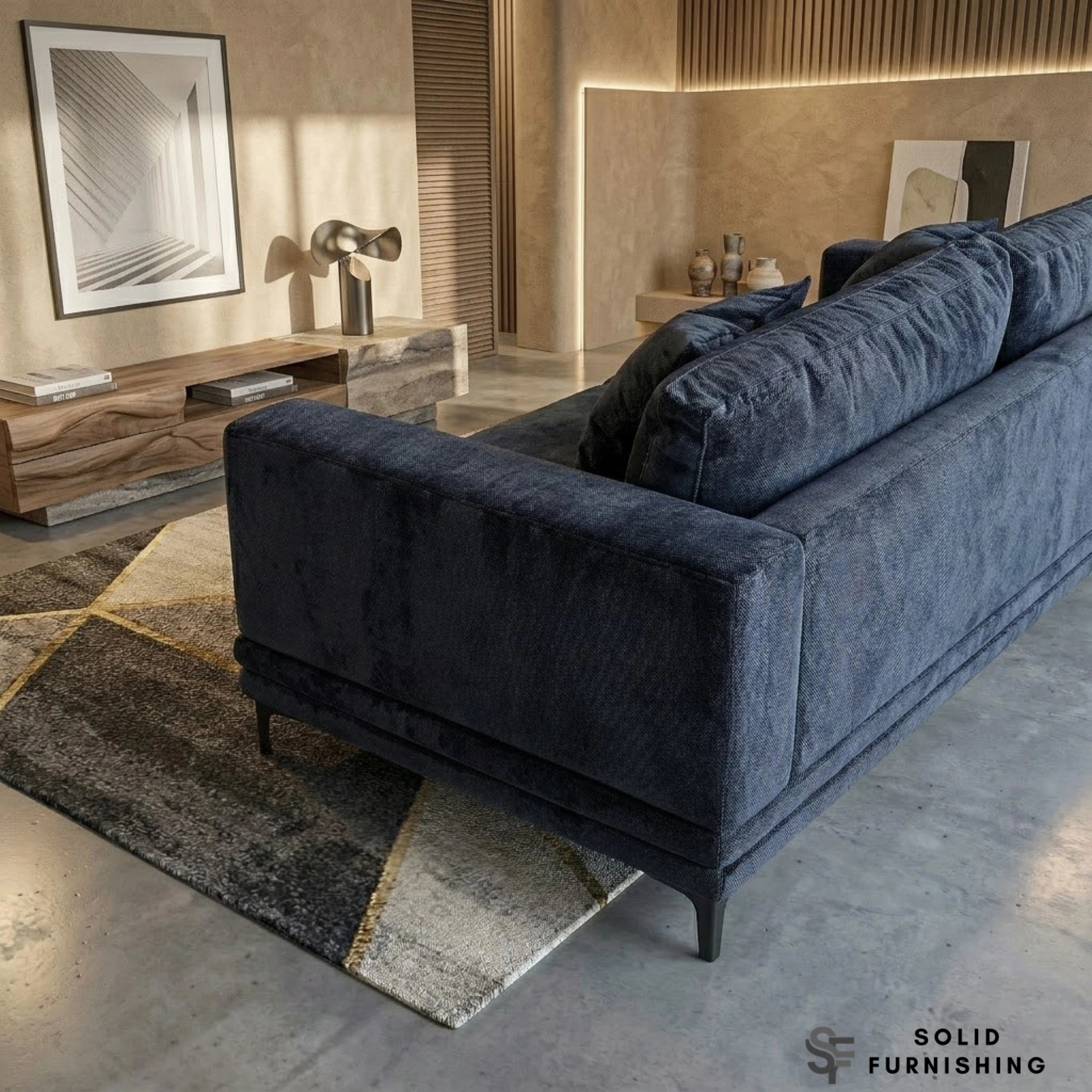 Lenox Sofa Set – Aegean Blue Mermaid Velvet 3 & 2 Seater Sofas UK