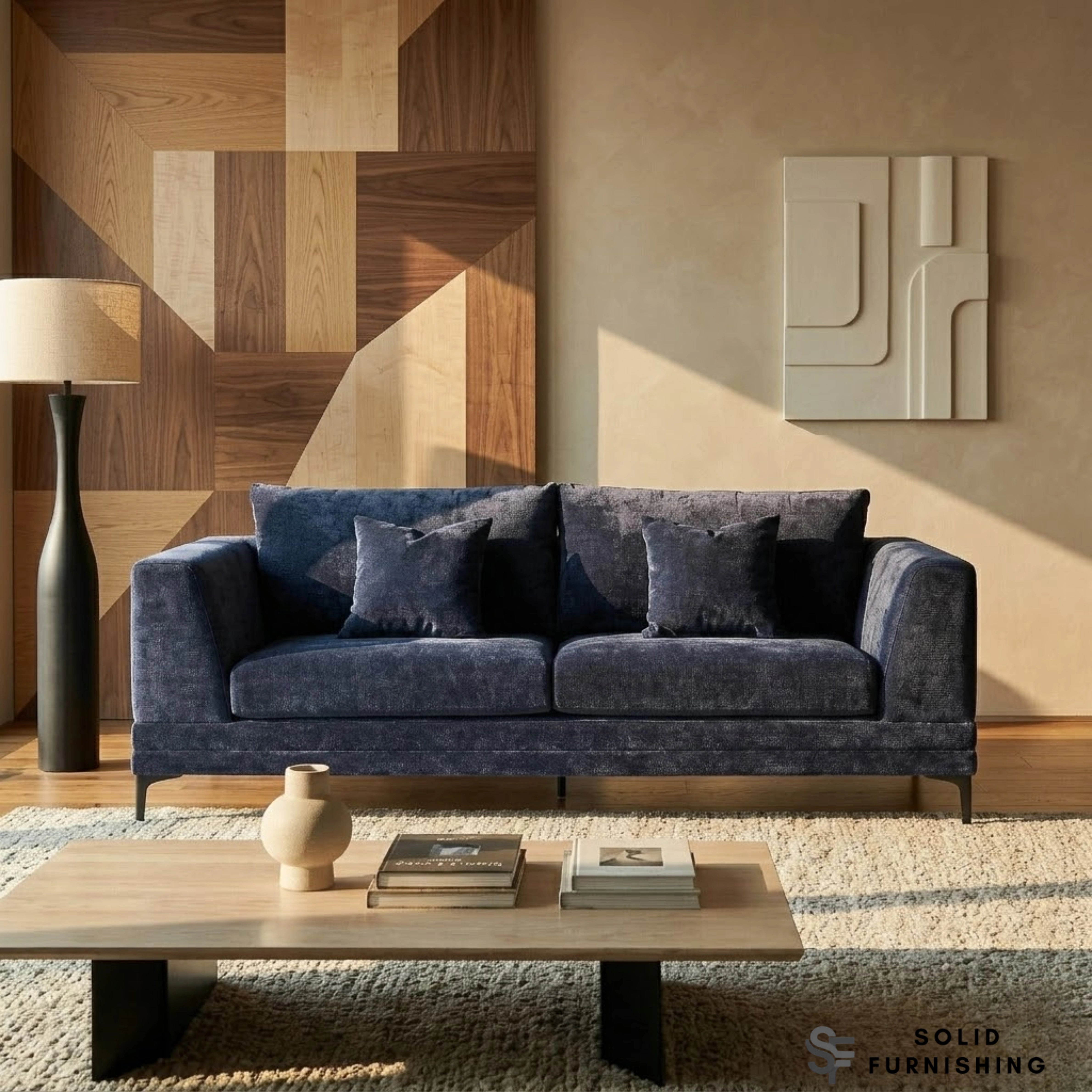 Lenox Sofa Set – Aegean Blue Mermaid Velvet 3 & 2 Seater Sofas UK
