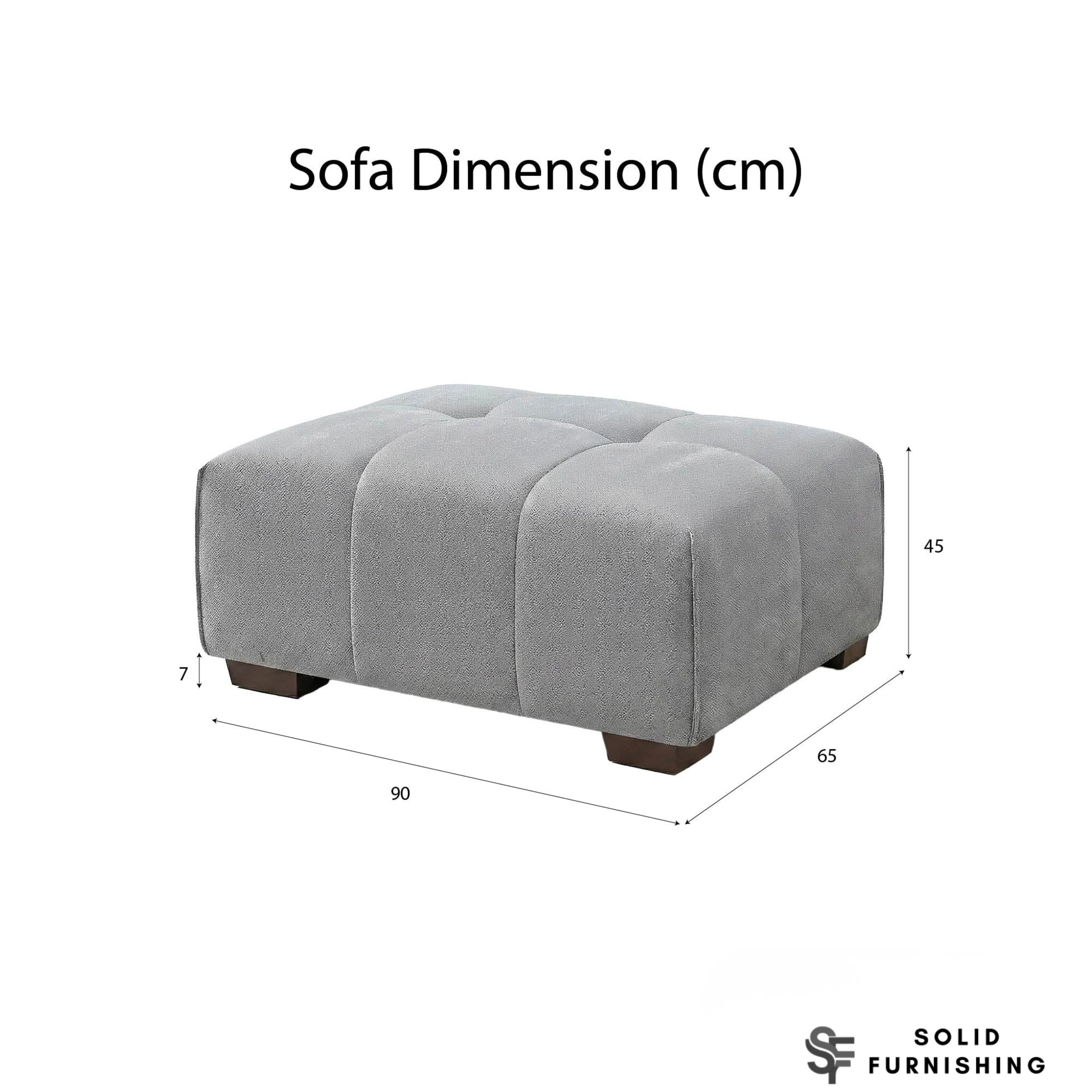 Leonard Right Hand & Left Hand Facing Corner Sofa – Cloudy Grey Bouclé Modular Sofa