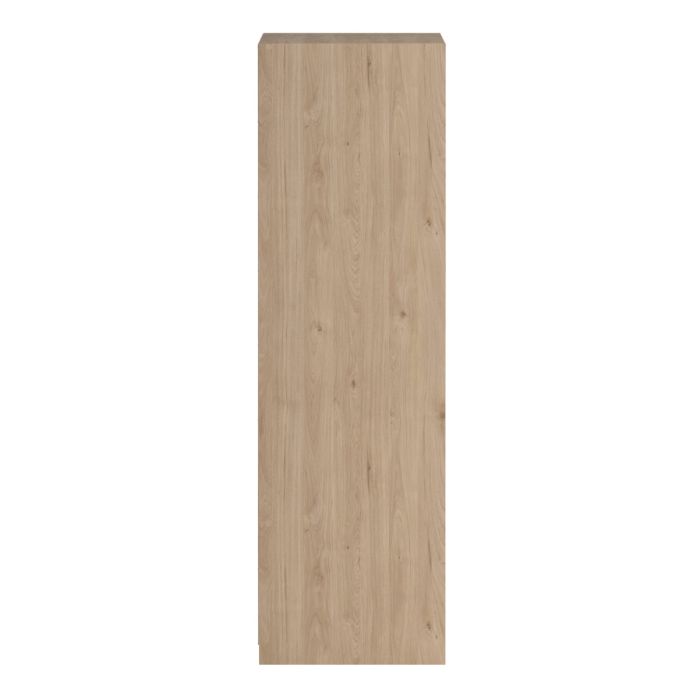 Line Oak Sliding Wardrobe with 4 Drawers – Space Saving Bedroom Storage Wardrobe