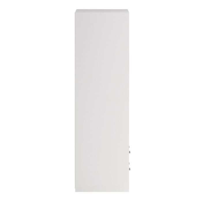 Line White Sliding Wardrobe with 4 Drawers – 2 Door Bedroom Storage Wardrobe