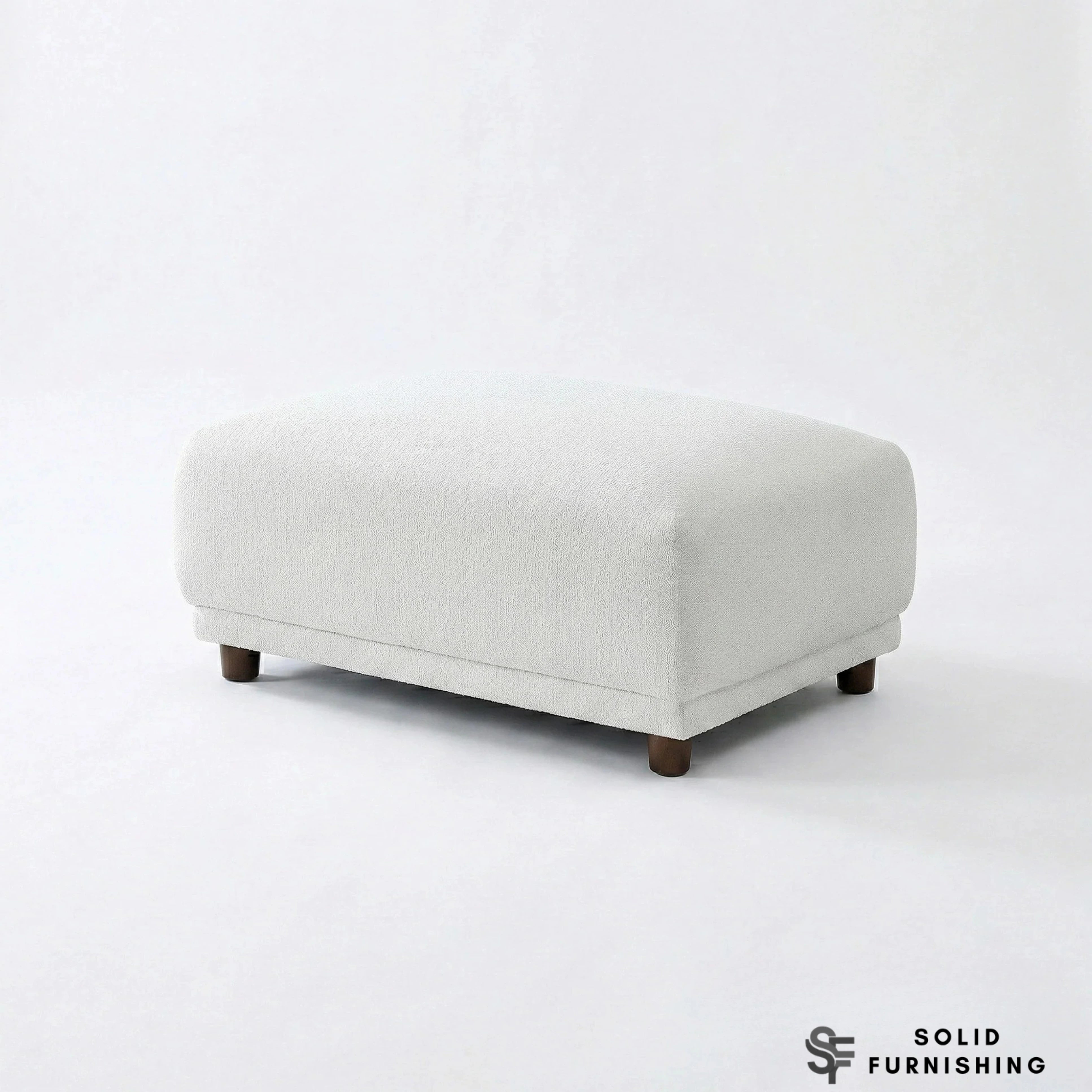 Lottie Modular Corner Sofa – Polar Bouclé Fabric 5 Seater Sofa | Customisable Layout