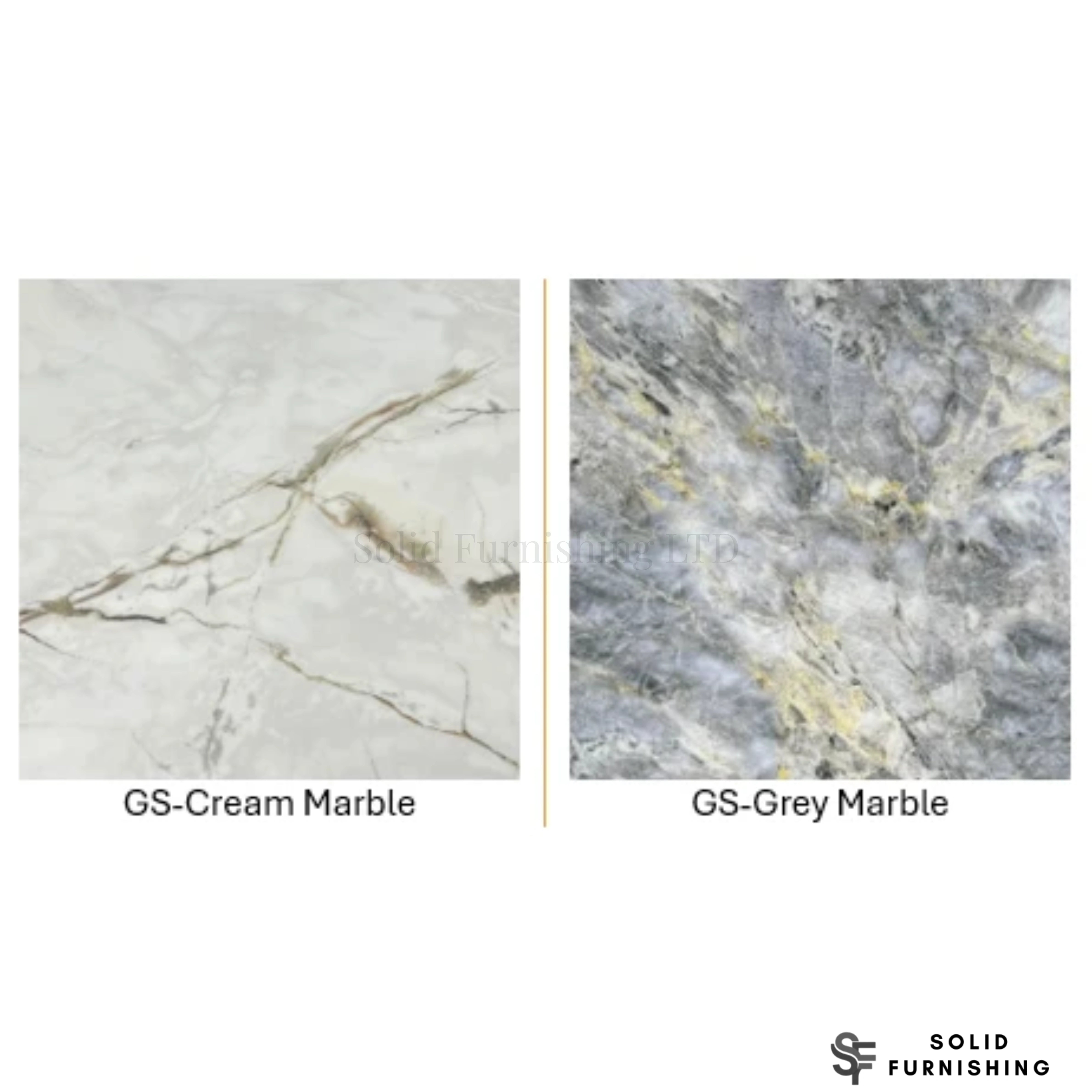 Lucy Silver & Gold Side Table – Cream or Grey Marble Lamp Table