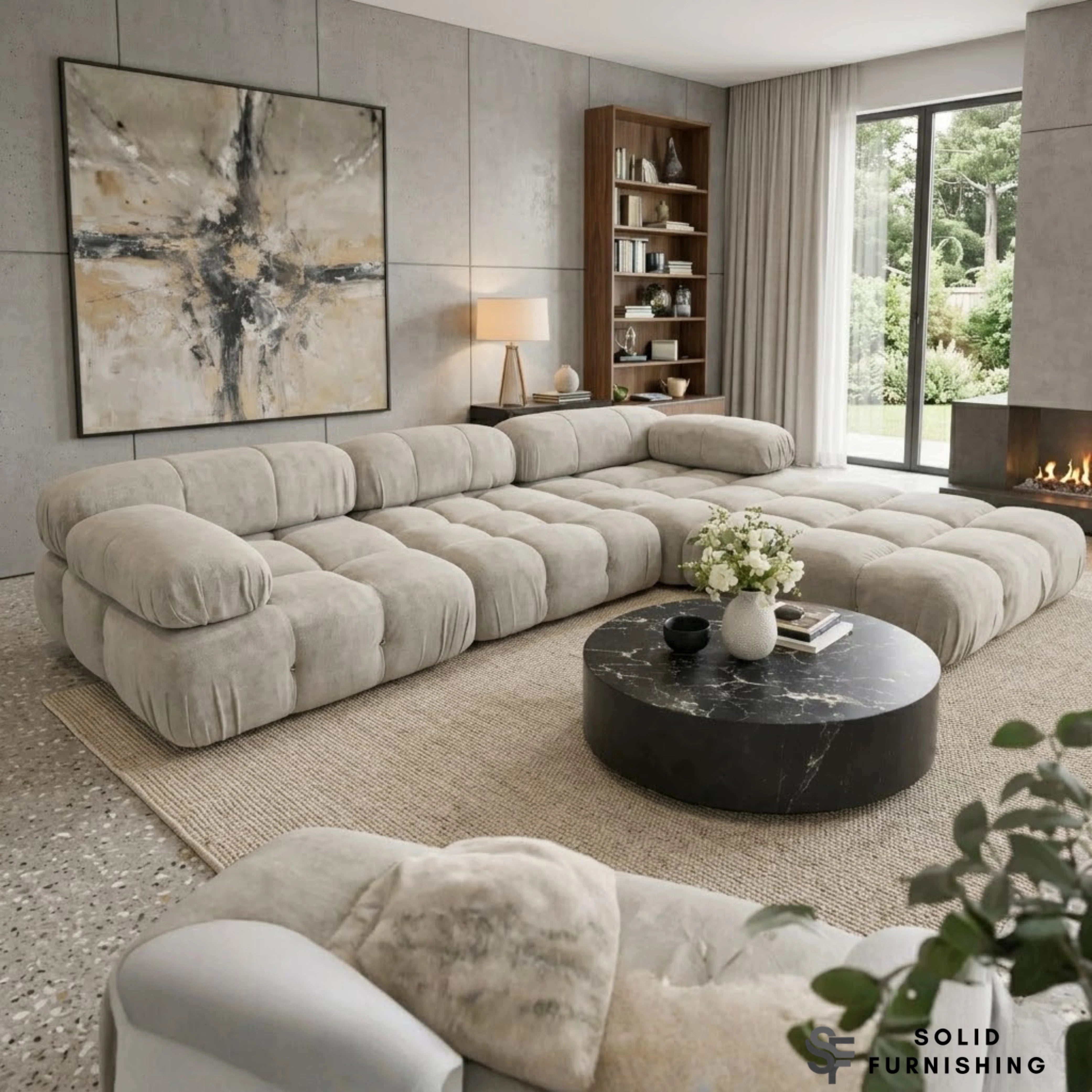 Milan Modular Compression Sofa – 4 Seater Floor Sofa