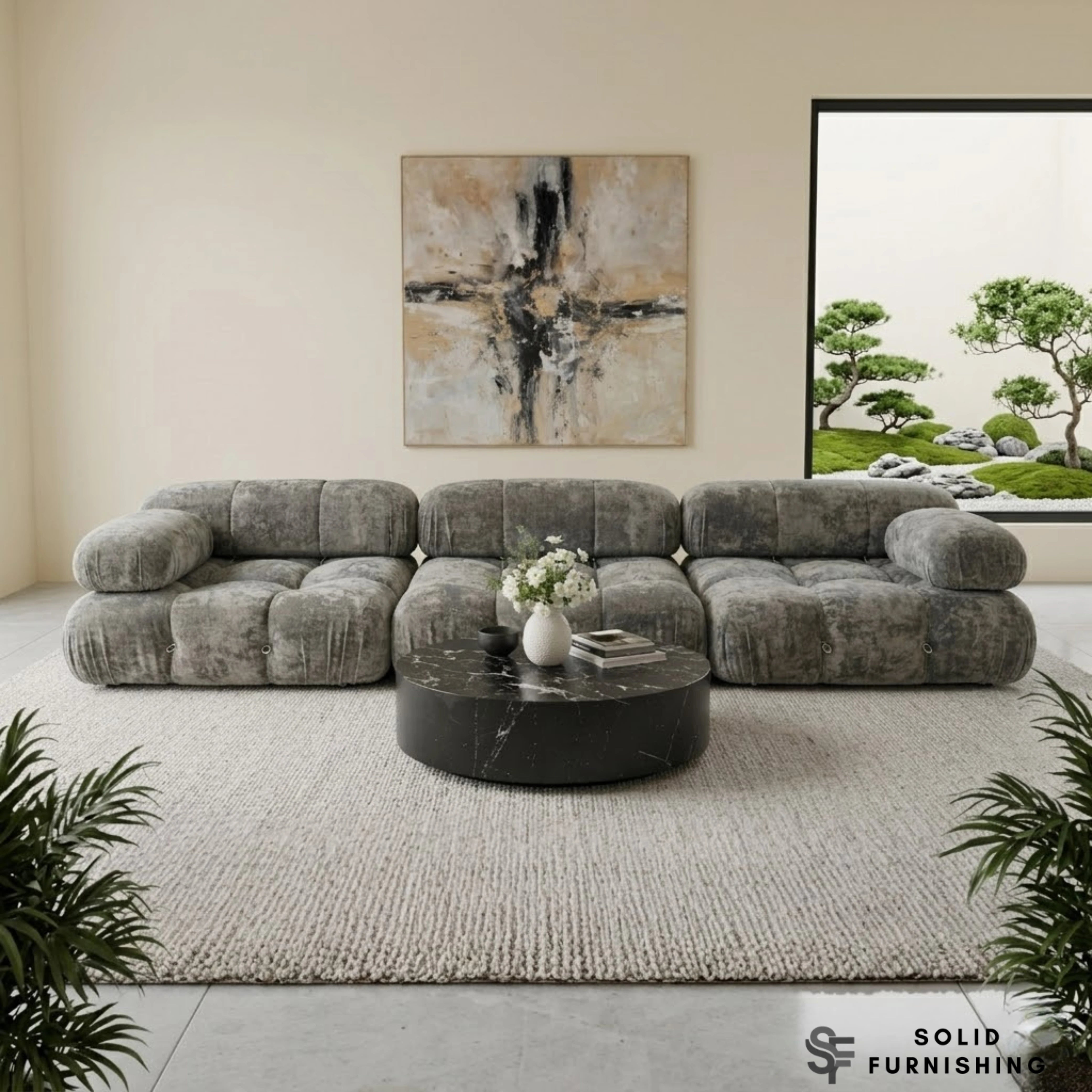 Milan Modular Compression Sofa – 4 Seater Floor Sofa
