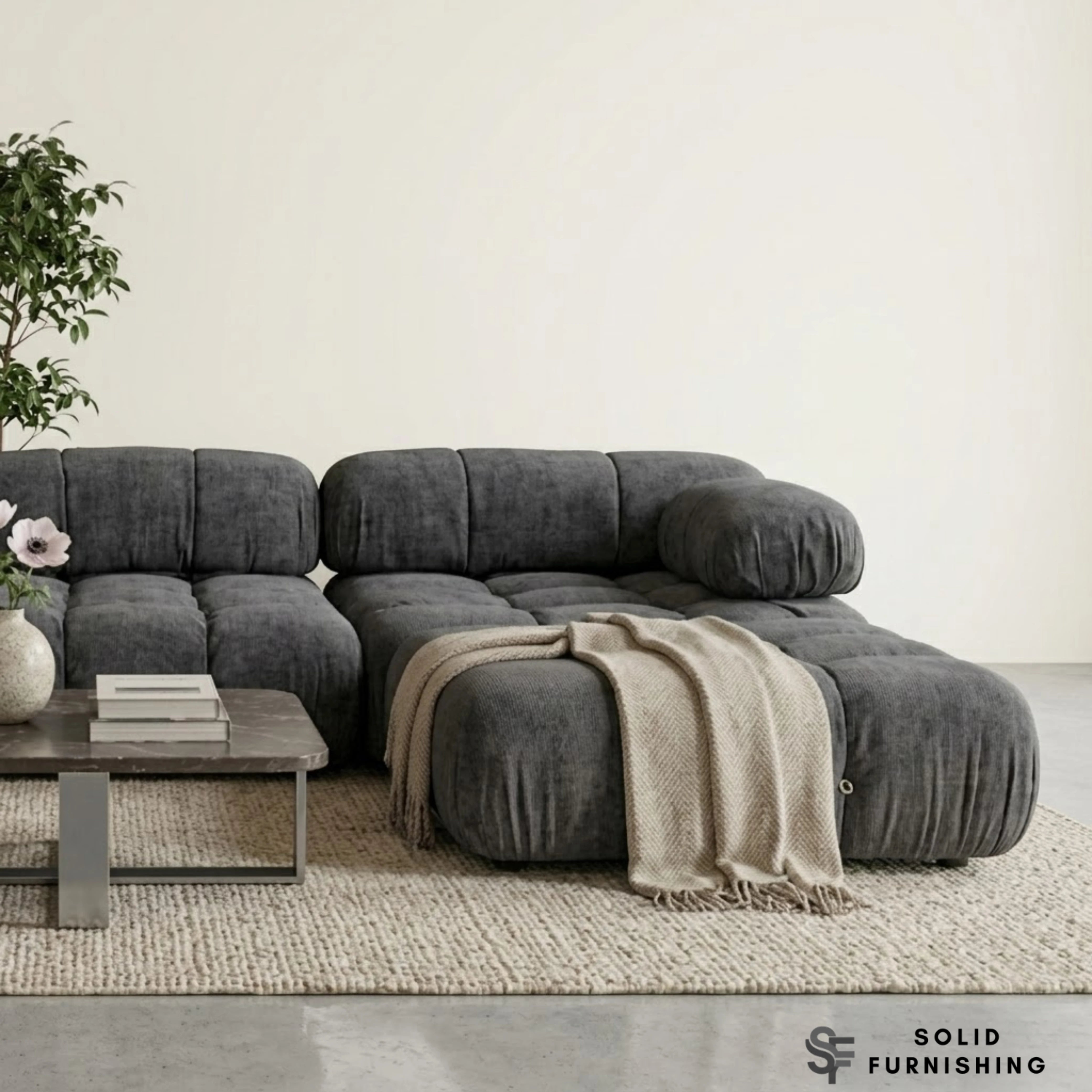Milan Modular Compression Sofa – 4 Seater Floor Sofa