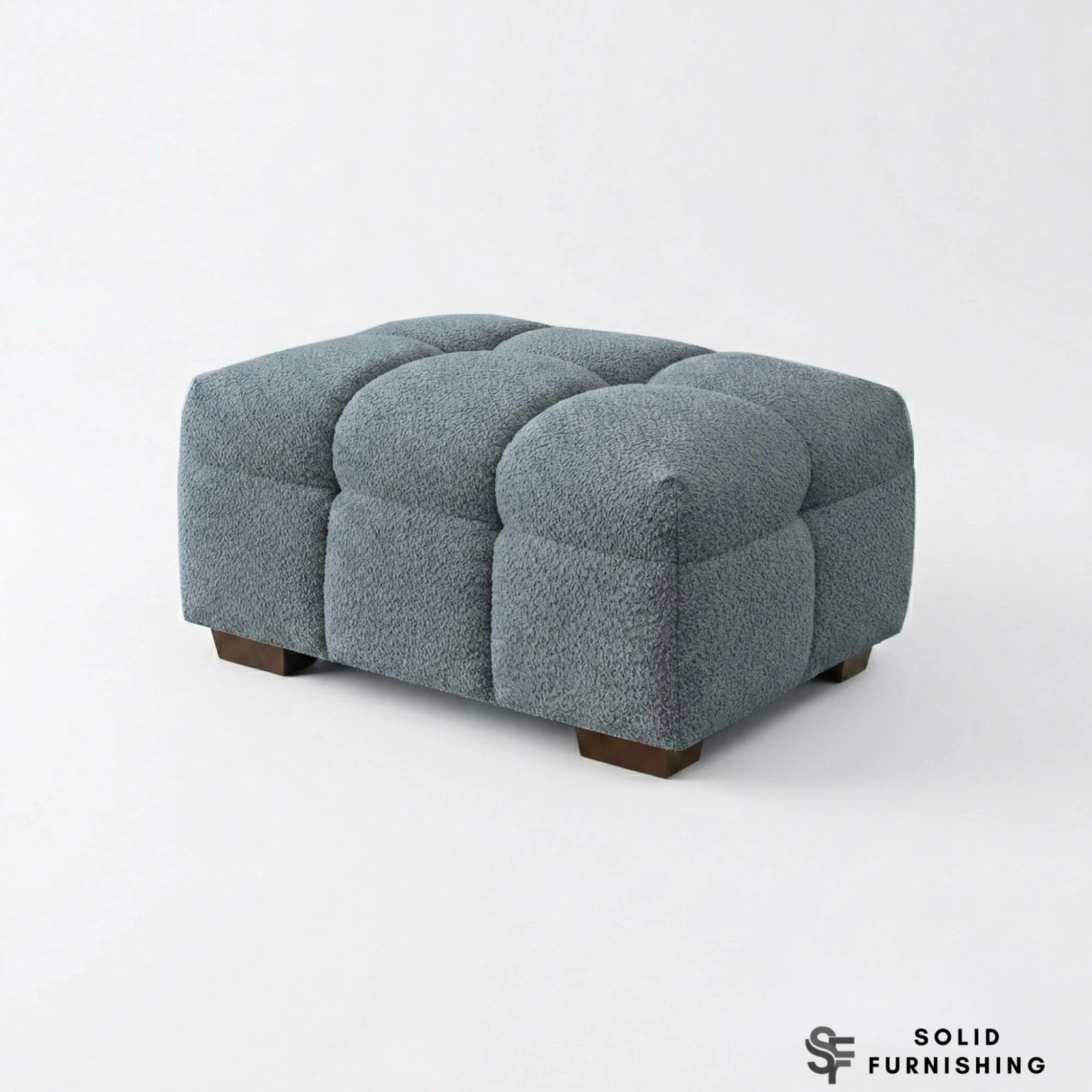 Tribeca Bubble Iron Grey Bouclé Corner Sofa | Right Hand / Left Hand Facing