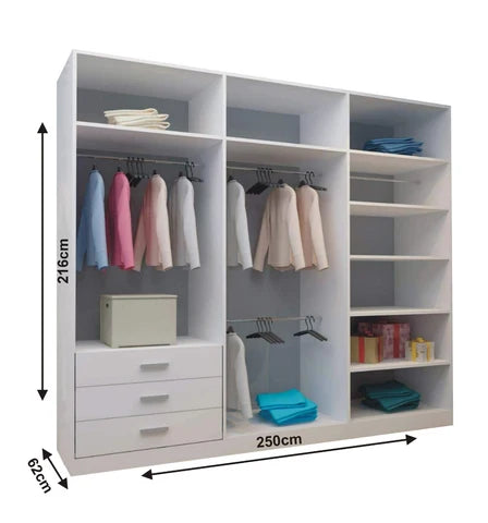 Wardrobe 250cm